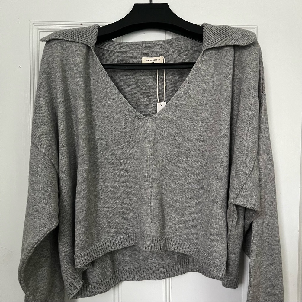 James Street Co. Wren Pullover (gray, XL)